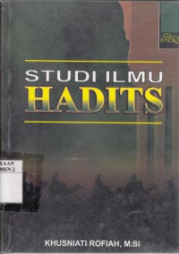 Studi Ilmu Hadis