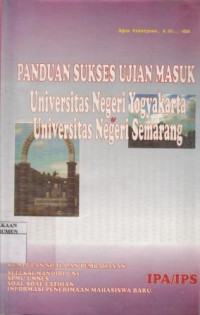 Image of Panduan Sukses Ujian Masuk UNY-UNES IPA/IPS 2011