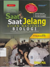 Saat - Saat Jelang Ujian Nasional Biologi Untuk SMA / MA 2012/ 2013