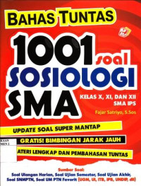 Bahas Tuntas 1001 Soal Sosiologi SMA Kelas X, XI dan XII SMA IPS