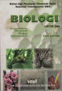 Bahan Ajar Persiapan Menuju Olimpiade Sains Nasional / Internasional SMArnBiologi Untuk SMA