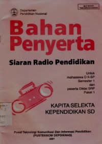 Bahan Penyerta Siaran Radio Pendidikan