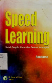 Speed Learning untuk segala umur dan semua Kalangan