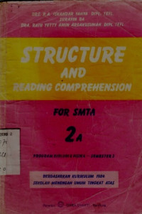 Structure And Comprehension For SMTA 2A