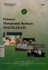 Pedoman Manajemen Berbasis Madrasah