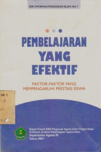 Pembelajaran Yang efektif rnFaktor - faktor yang Mempengaruhi Prestasi Siswa