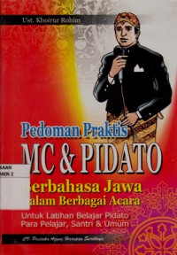 Pedoman Praktis MC & PIDATO Berbahasa Jawa Dalam Berbagai Acara