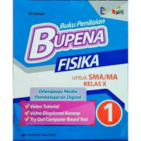 Buku Penilaian Bupena Fisika untuk SMA/MA Kelas x