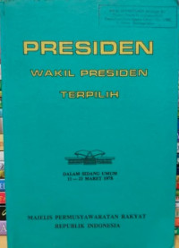Presiden Wakil Presiden Terpilih