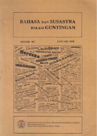 Bahasa Dan Susastra Dalam Guntingan: Nomor 001 Januari 2008