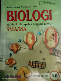 Image of BIOLOGI Mahluk Hidup dan Lingkungannya untuk Kelas XII SMA/MA