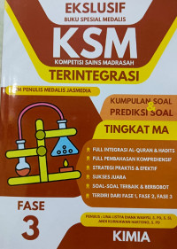 EKLEKUSIF KSM TERINTEGRASI KIMIA FASE 3 TINGKAT MA