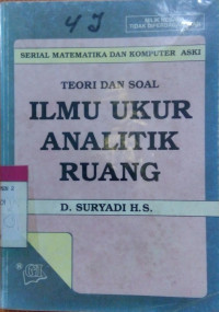 Teori dan Soal Ilmu ukur Anakitik Ruang