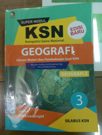 Super Modul KSN SMA Geografi Jilid 3