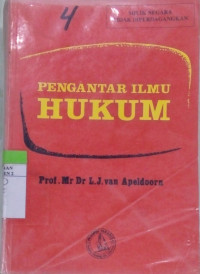 Pengantar Ilmu Hukum